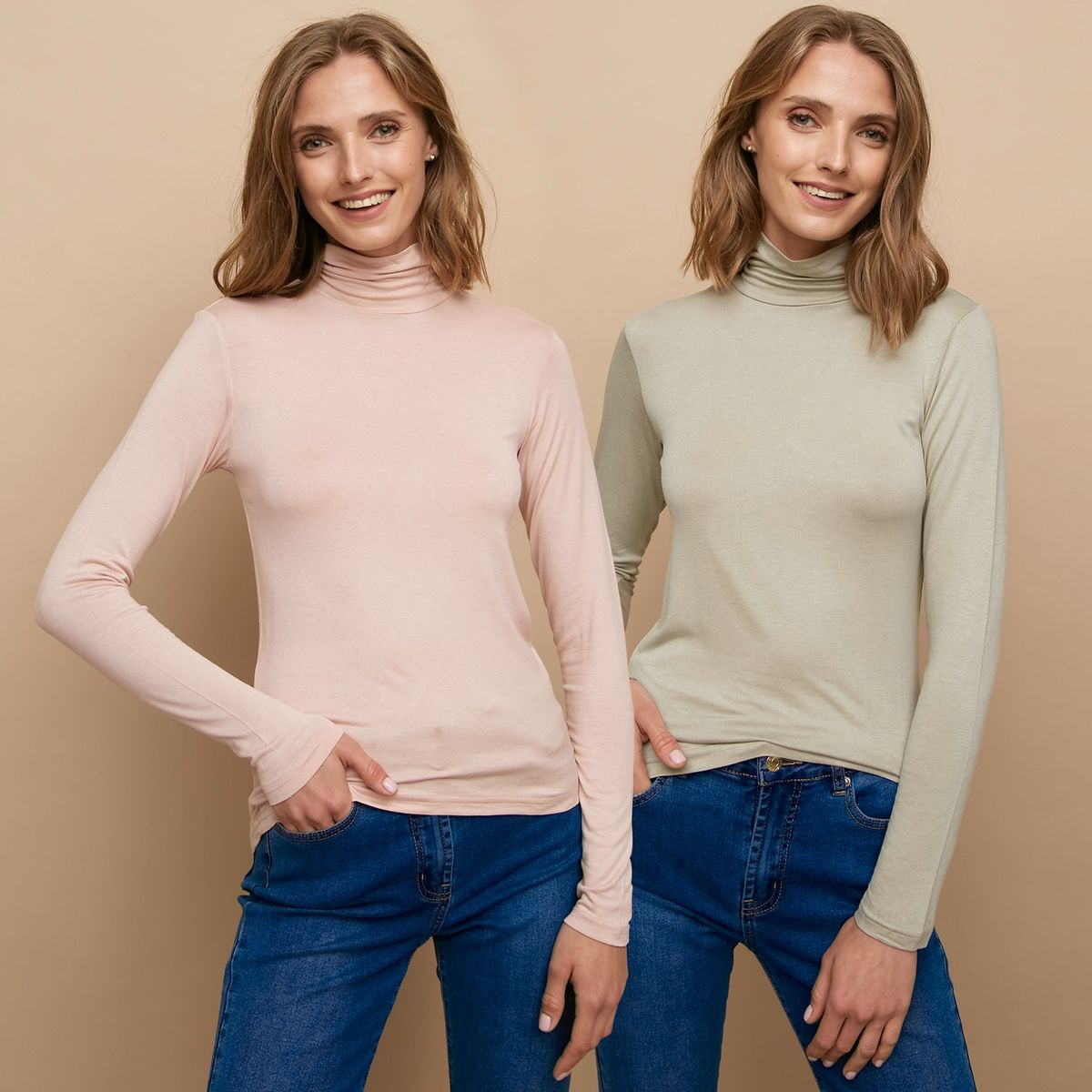 UNIVERSITY CLUB - Pack De 2 Poleras Manga Larga Mujer University Club