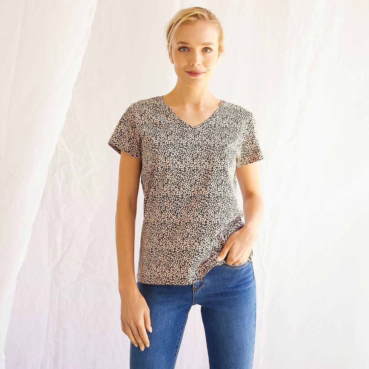 UNIVERSITY CLUB - University Club Pack de 2 Poleras Manga Corta Algodón Organico Mujer