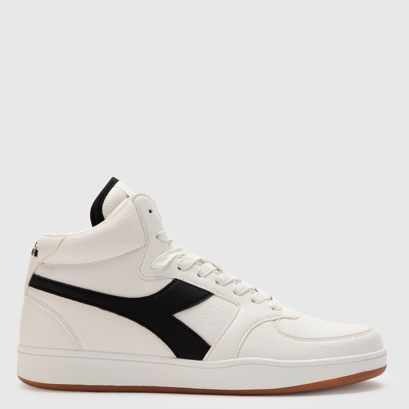DIADORA - Court Mid Zapatilla Urbana  Hombre Blanco Diadora