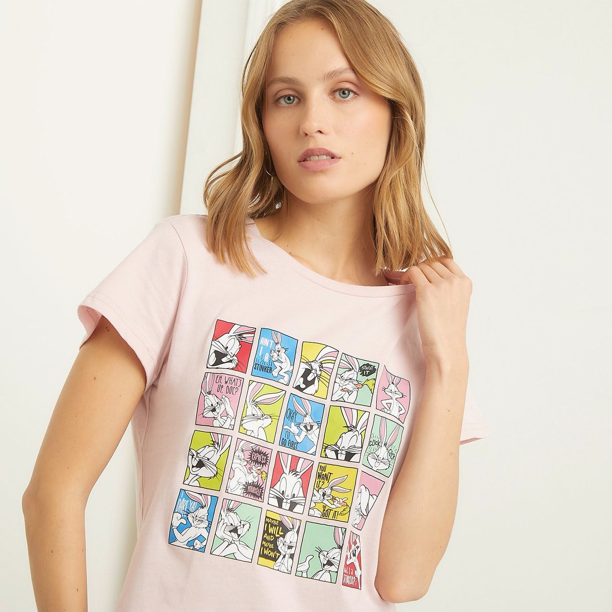 BASEMENT - Basement Polera Manga Corta Mujer