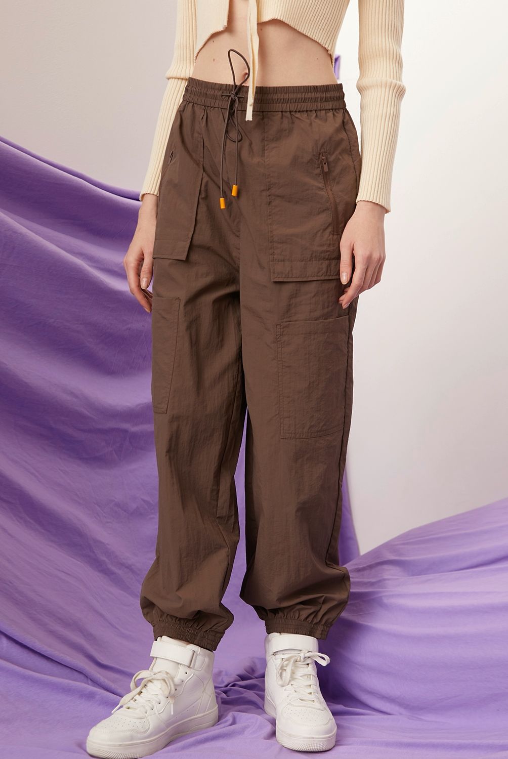 SYBILLA - Sybilla Pantalón Jogger Tiro Medio Mujer