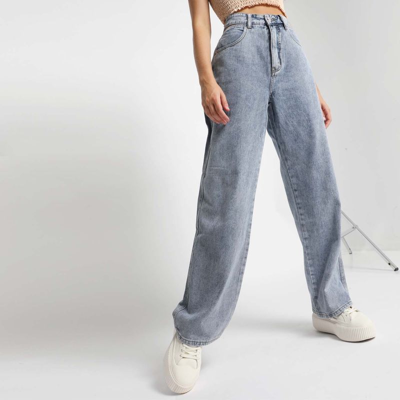 DAHLA - Dalha Jeans Recto Tiro Alto Mujer