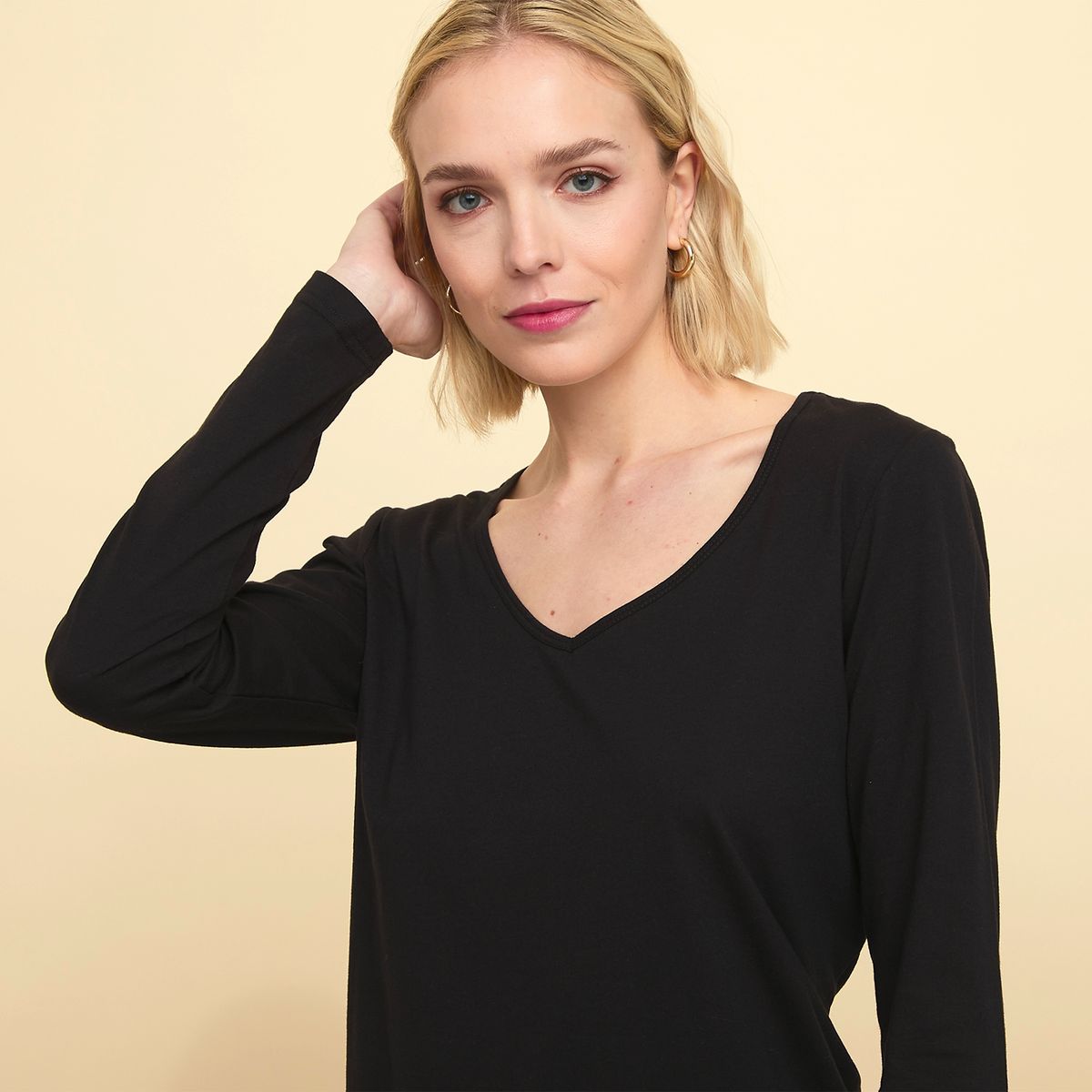 UNIVERSITY CLUB - University Club Pack de 2 Poleras Manga Larga Mujer