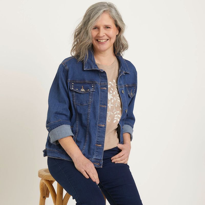 NEWPORT - Chaqueta Denim Mujer Newport