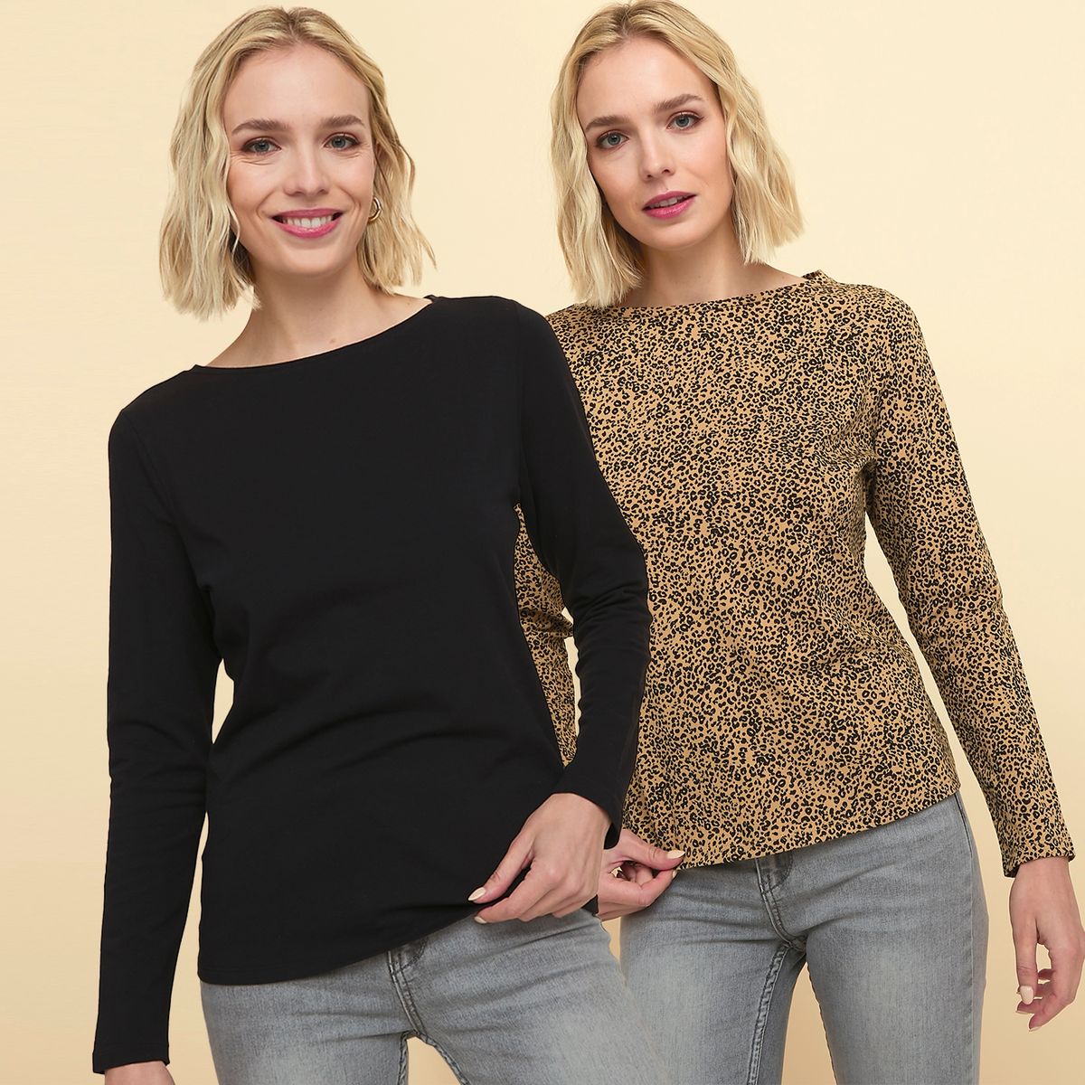 UNIVERSITY CLUB - University Club Packs 2 Poleras Manga Larga Mujer