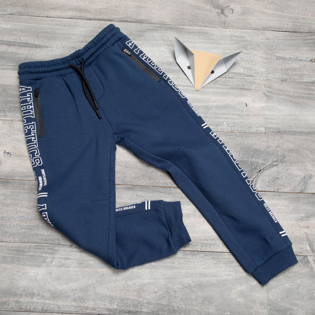 YAMP - Pantalón de buzo Jogger  Cintura elásticada Algodón afranelado Niño