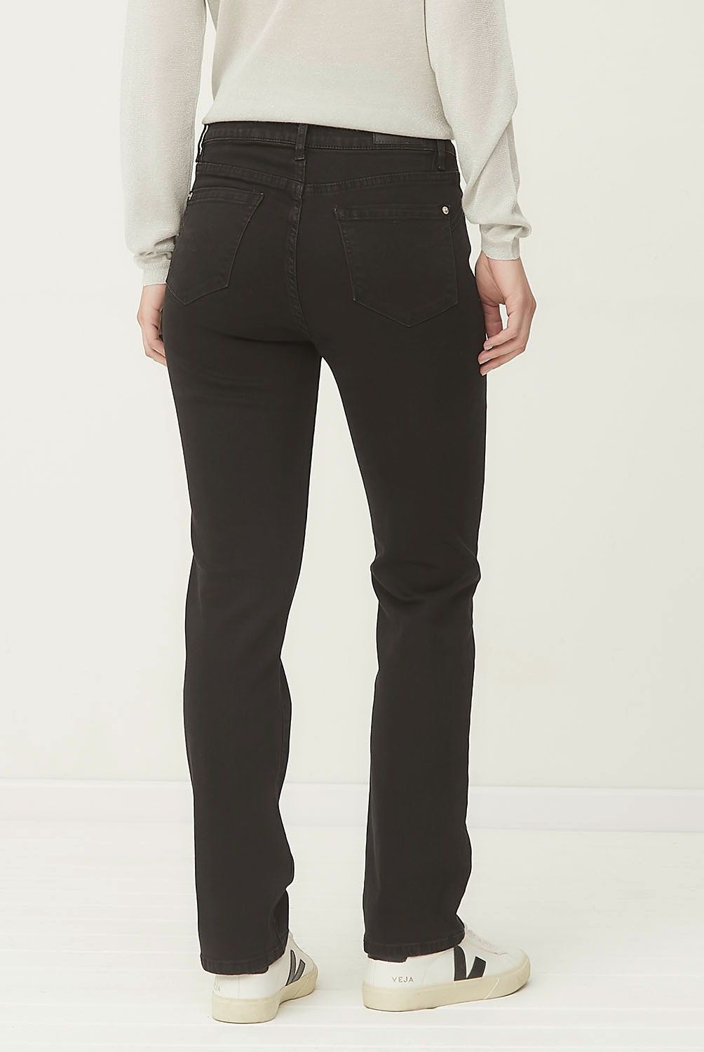 UNIVERSITY CLUB - Jeans Straight Mujer University Club Tiro Alto