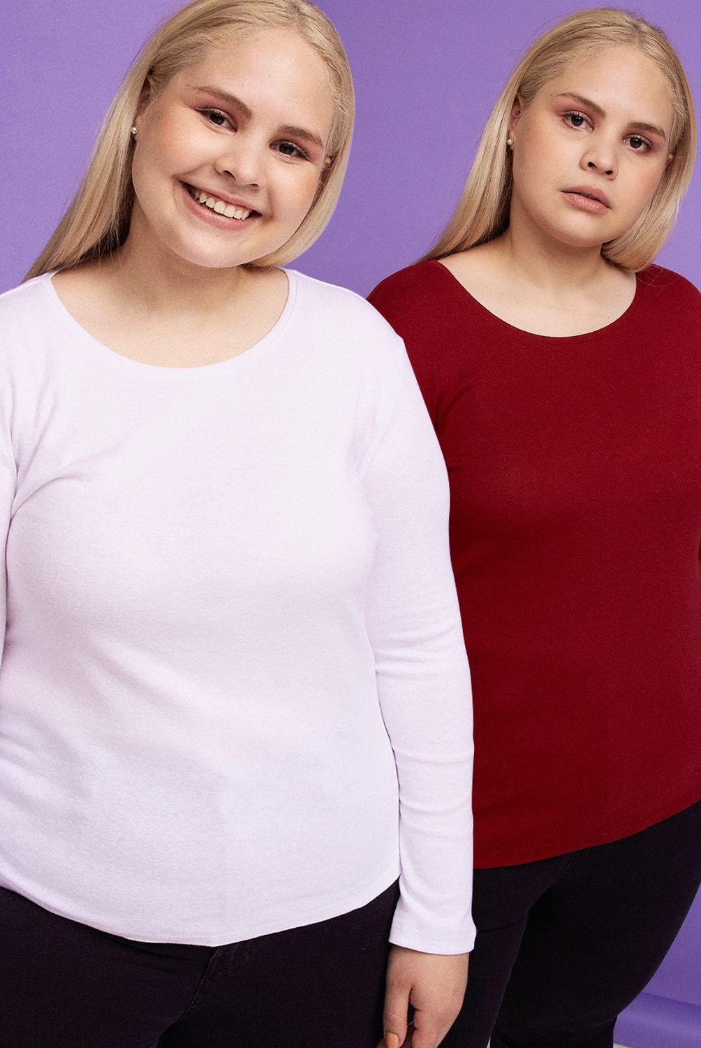 SYBILLA - Pack Polera Manga Larga Mujer Sybilla