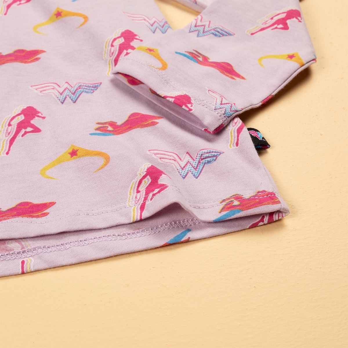 DC SUPER HERO GIRLS - Dc Super Hero Girls Polera Pack De 3 Unidades Mujer Maravilla Algodón Niña