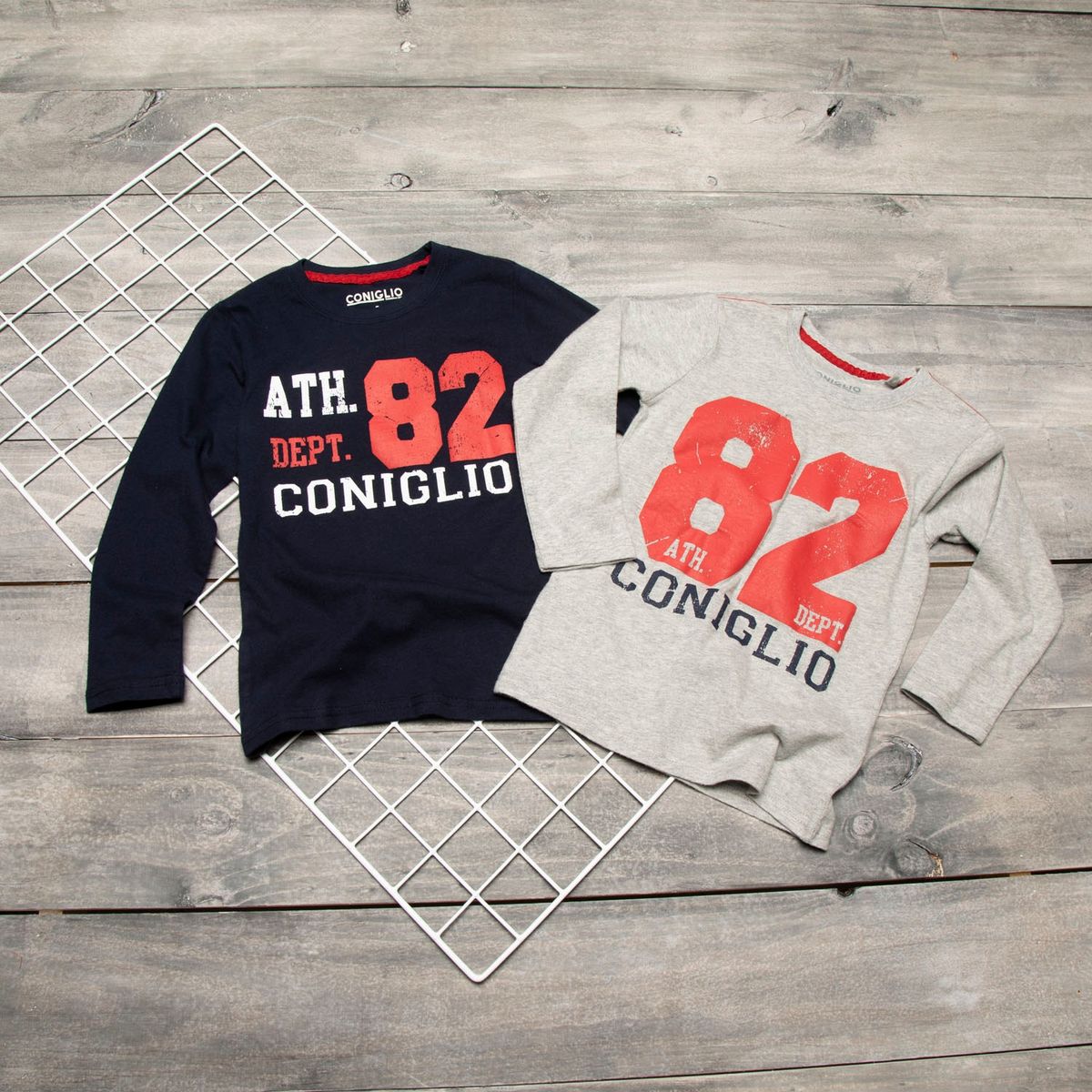 CONIGLIO - Polera Pack de 2 unidades Algodón Niño