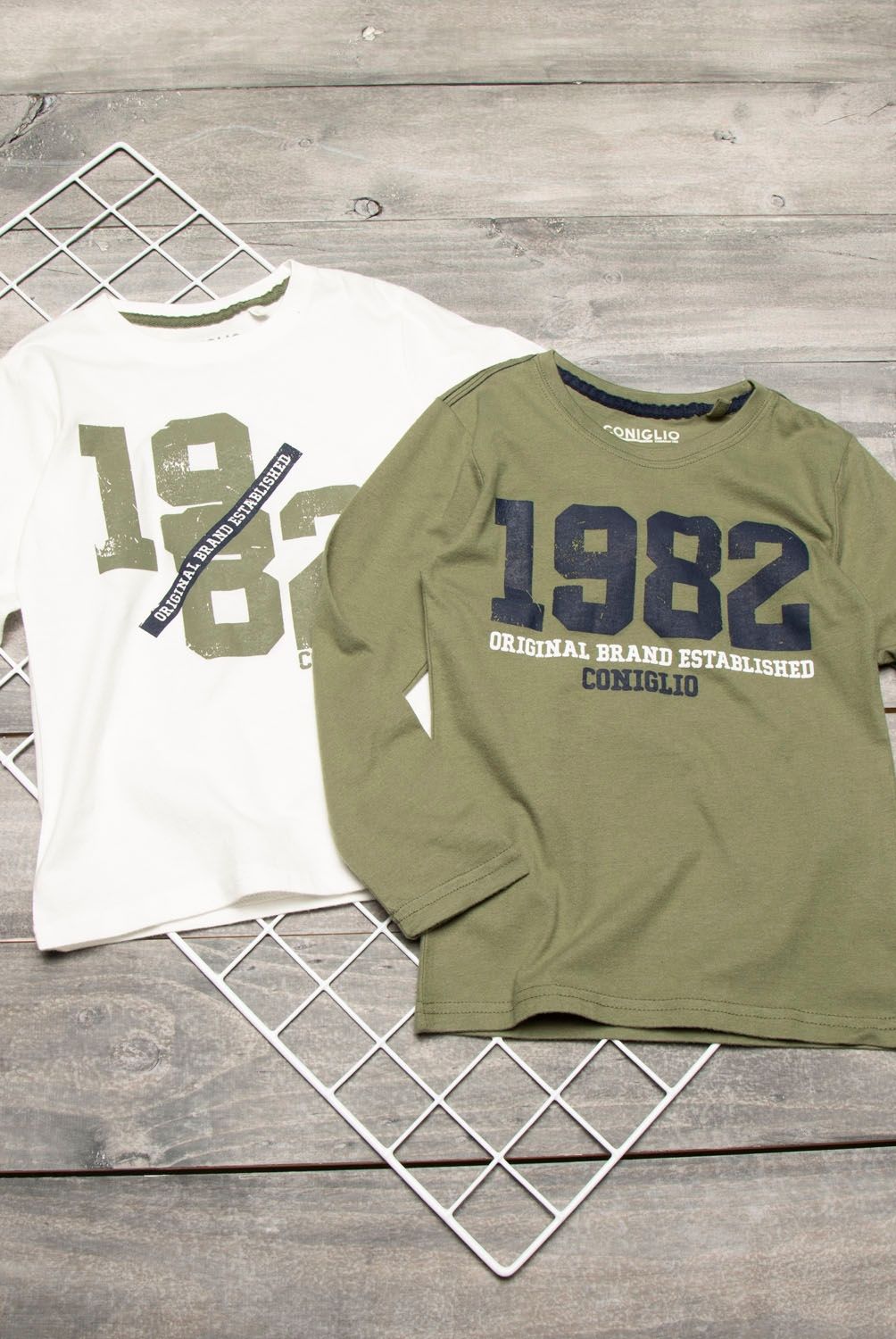 CONIGLIO - Polera Pack de 2 unidades Algodón Niño