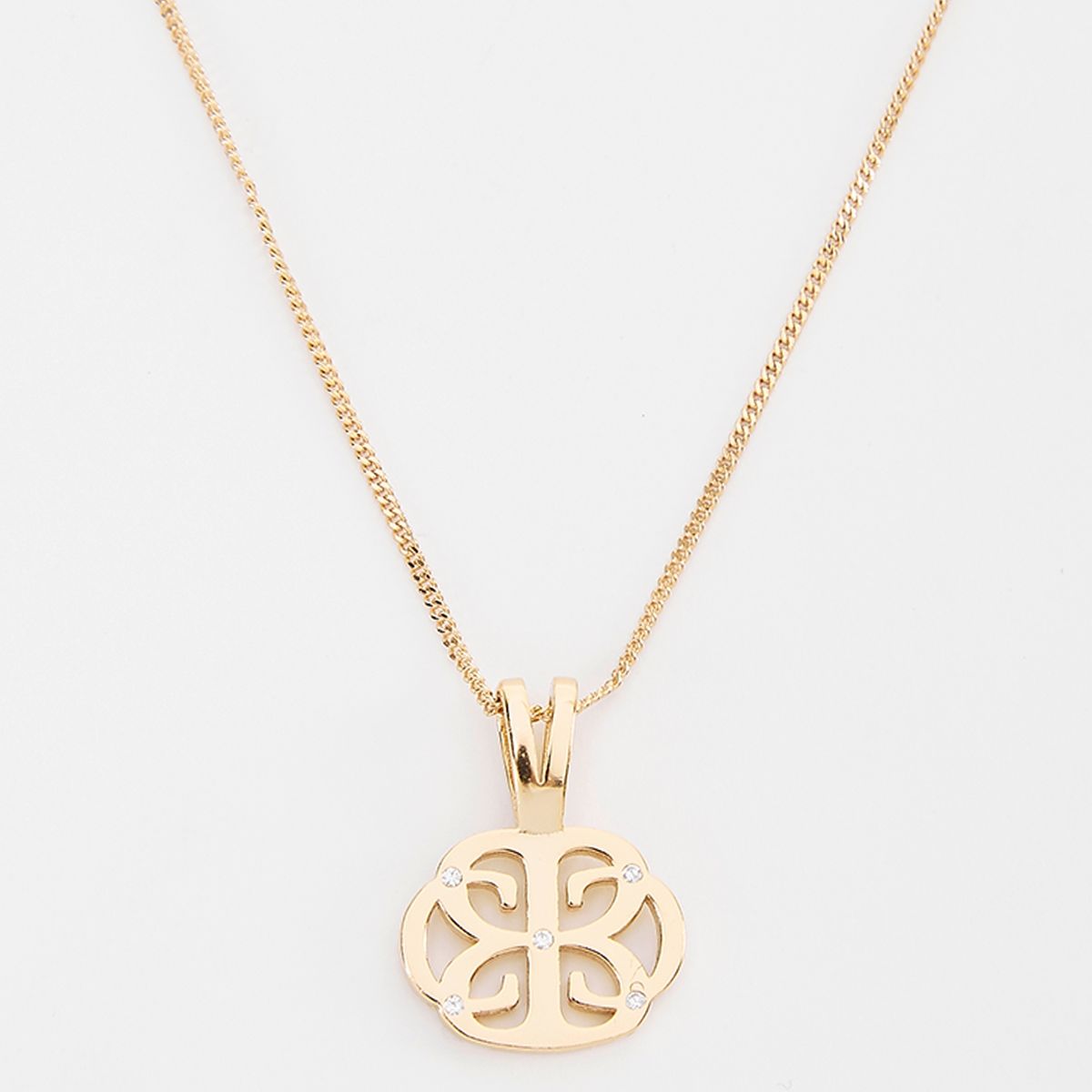 CECILIA BOLOCCO - Collar Mujer de Plata 925 Bañado en Oro Cecilia Bolocco