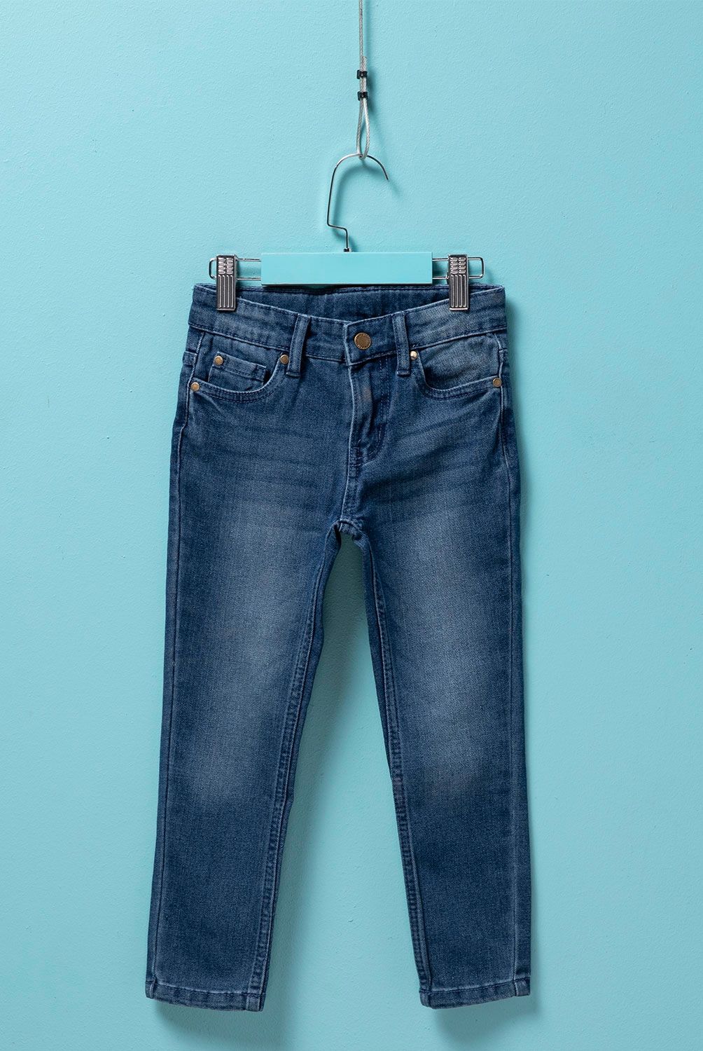 YAMP - Jeans Denim Yamp Skinny Niño Casual Tiro Medio