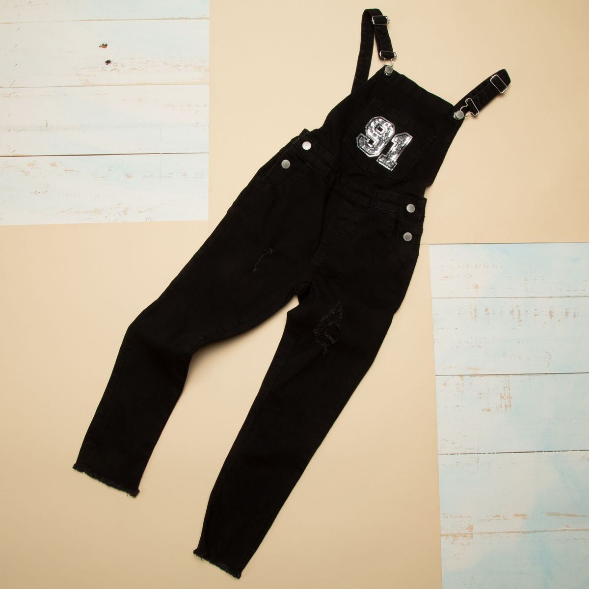 ELEVEN - Jardinera Largo  Algodón Niña