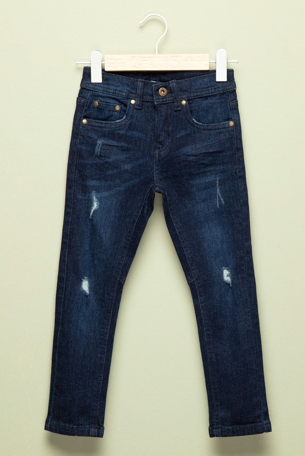 YAMP - Jeans Skinny Denim con Roturas Yamp Niño