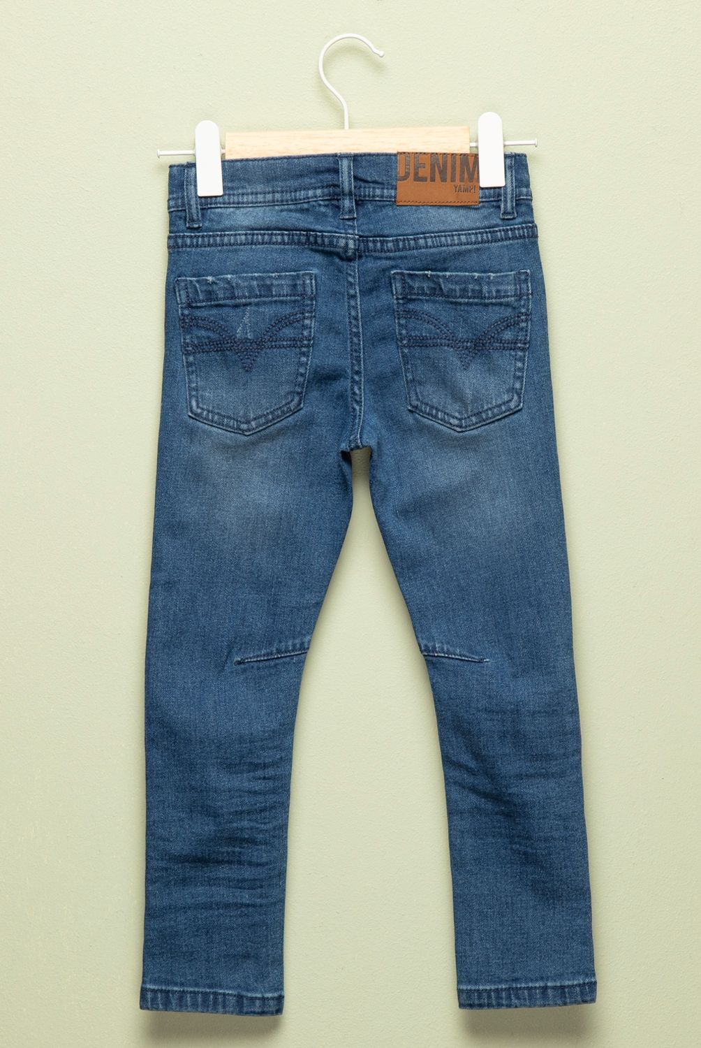 YAMP - Jeans Skinny Denim con Roturas Yamp Niño