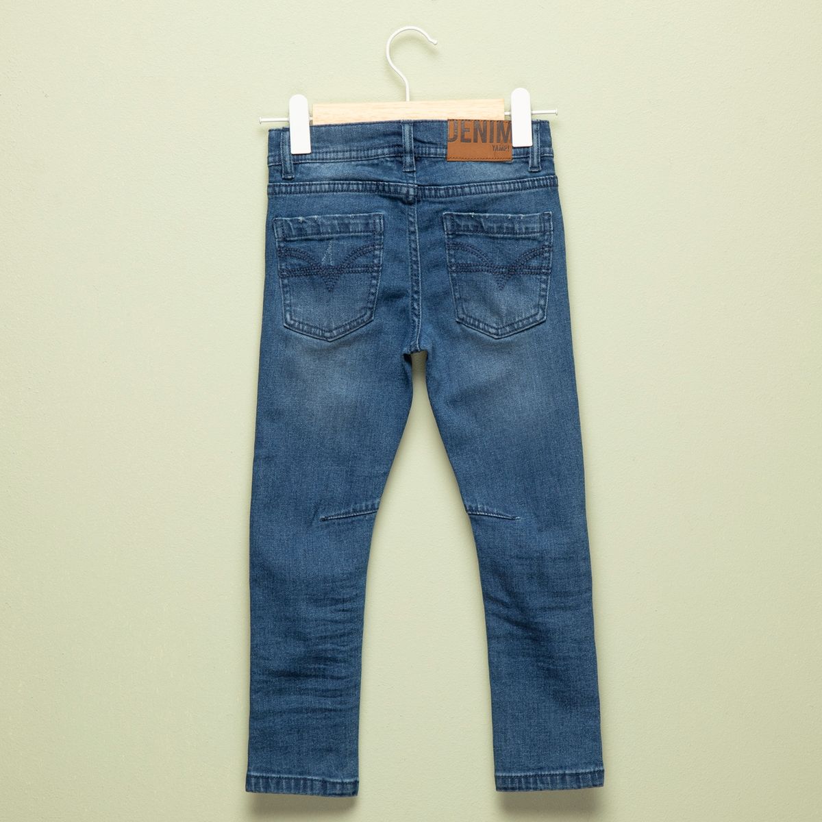 YAMP - Jeans Skinny Denim con Roturas Yamp Niño