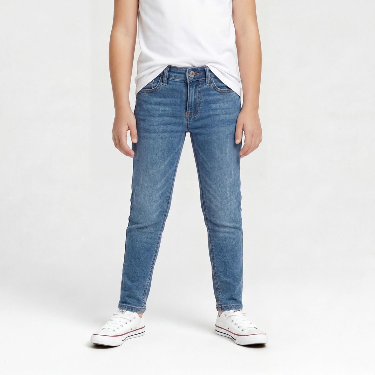 YAMP - Jeans Skinny Denim Roturas Yamp Niña