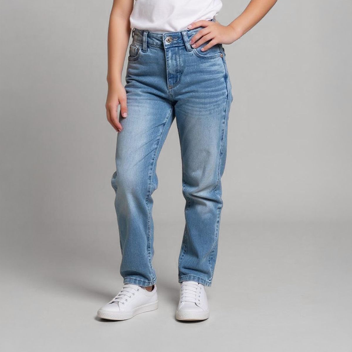 YAMP - Jeans Skinny Denim Yamp Niña Casual Algodón