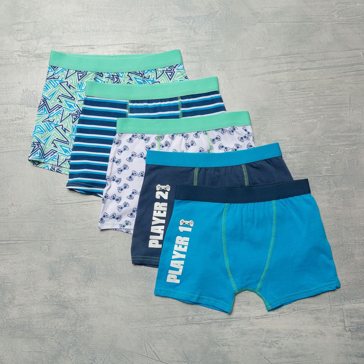 YAMP - Yamp Boxer Pack De 5 Unidades Algodón Niño