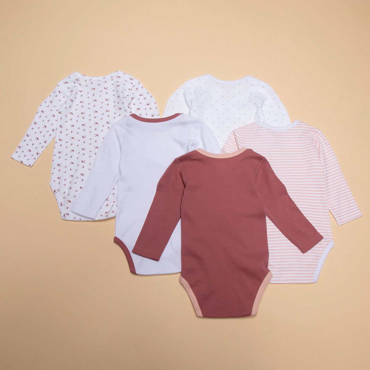 YAMP - Bodys Pack de 5 unidades Algodón Bebé niña