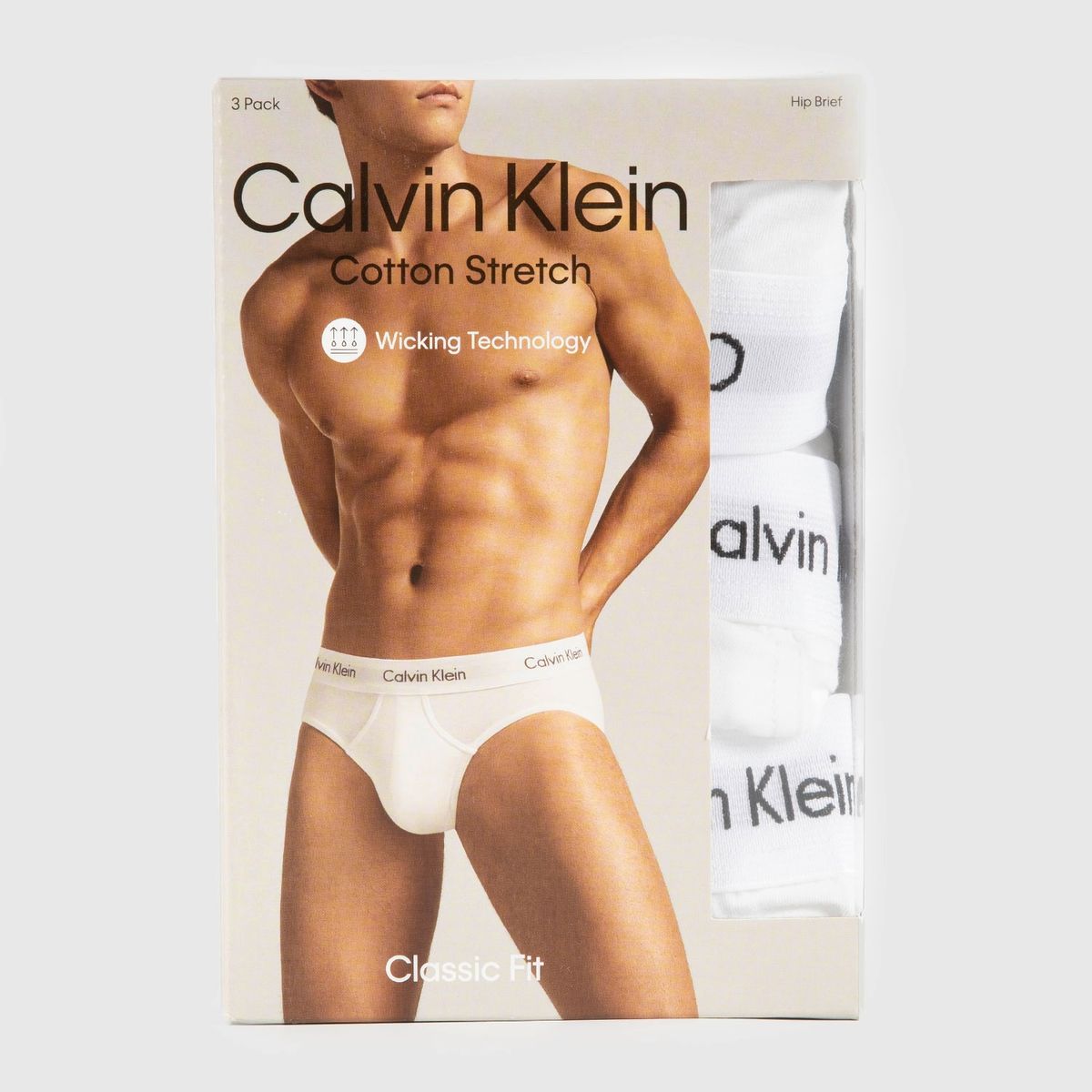 CALVIN KLEIN - Calvin Klein Pack de 3 Slip Hombre Algodón