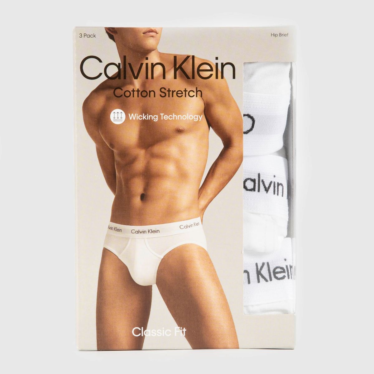 CALVIN KLEIN - Calvin Klein Pack de 3 Slip Hombre Algodón