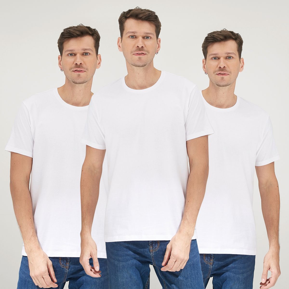 CALVIN KLEIN - Pack De 3 Camiseta Algodón Hombre Calvin Klein