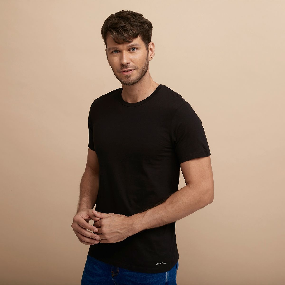 CALVIN KLEIN - Pack De 3 Camisetas Algodón Hombre Calvin Klein