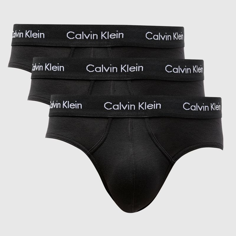 CALVIN KLEIN - Calvin Klein Pack De 3 Slip Hombre Algodón