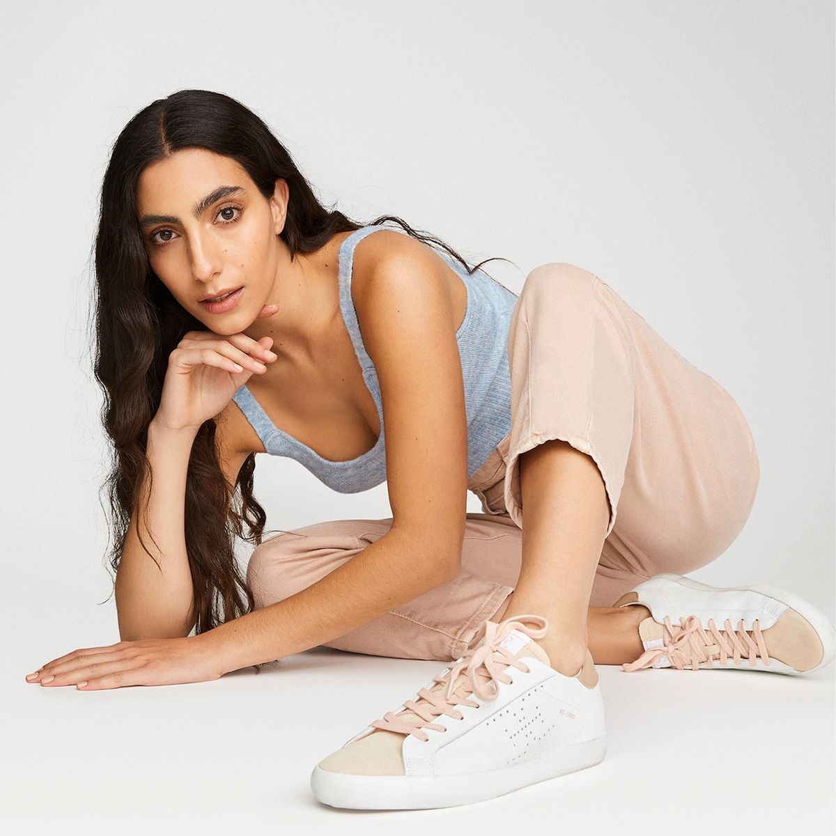 SAM EDELMAN - Sam Edelman Zapatilla Urbana Mujer Cuero Blanca