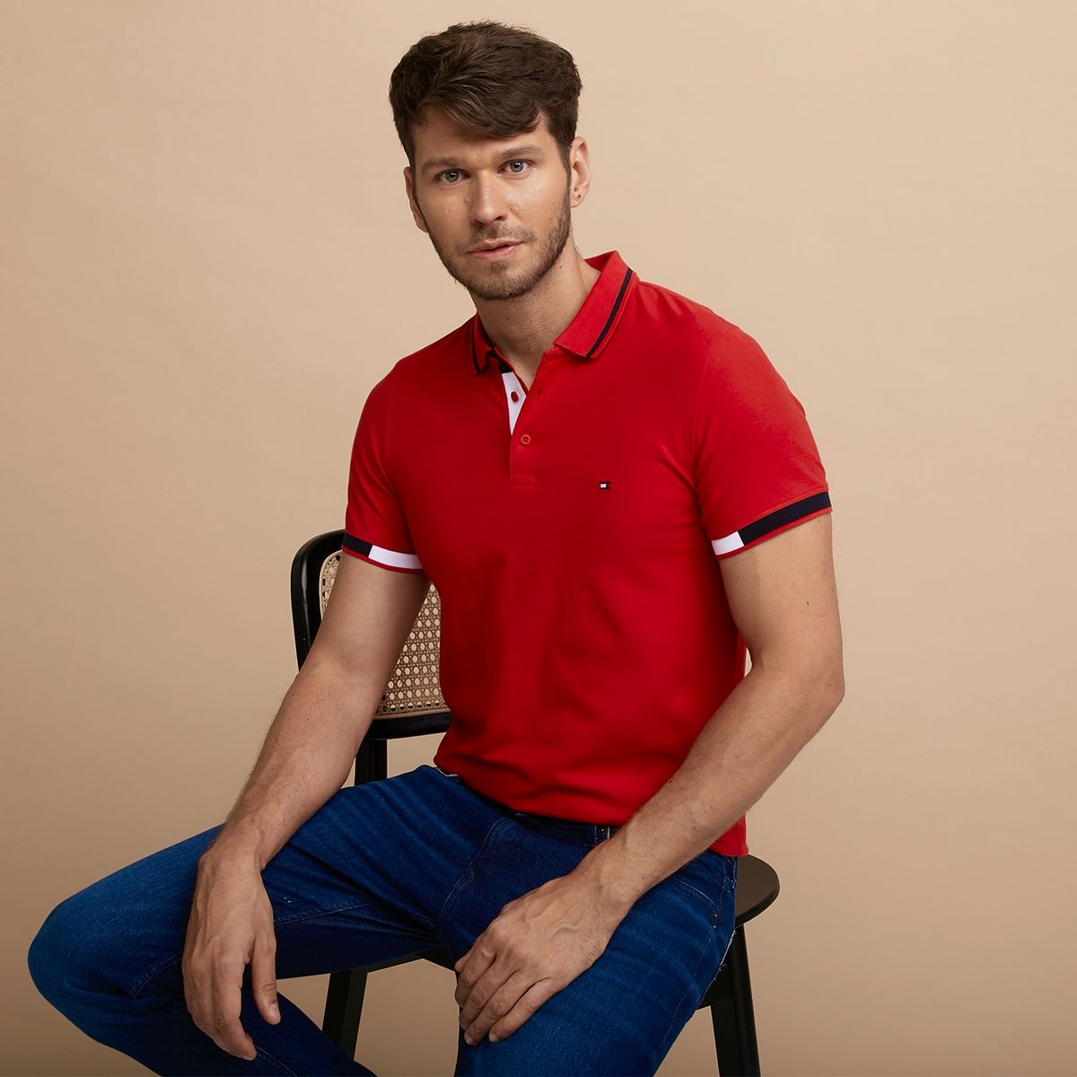 TOMMY HILFIGER - Tommy Hilfiger Poleras con Cuello Hombre