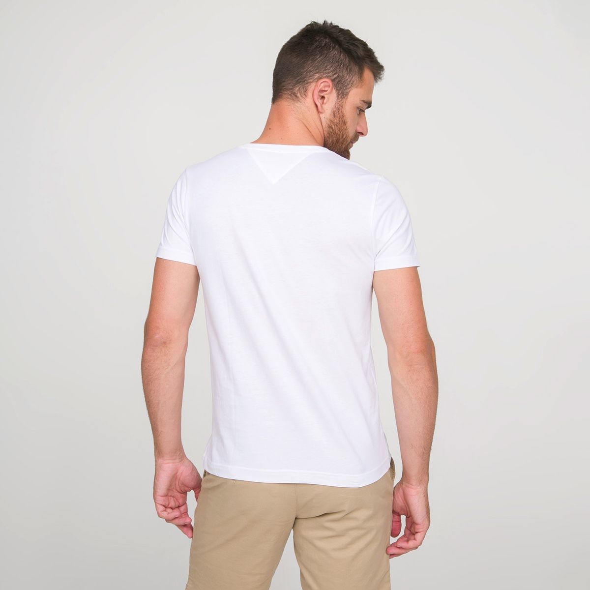 TOMMY HILFIGER - Polera Hombre Manga Corta Algodón Tommy Hilfiger