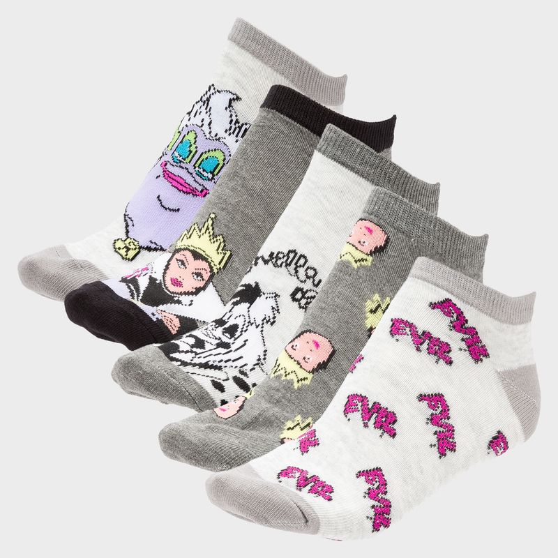 DISNEY - Disney Pack 5 Calcetines Mujer