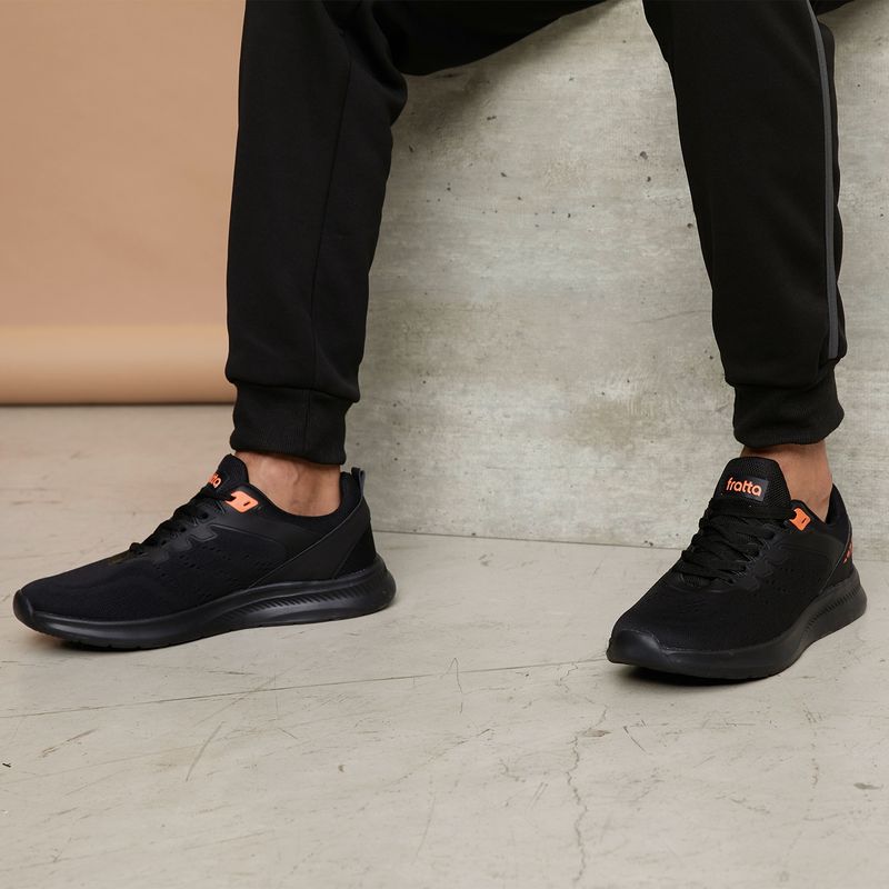 FRATTA - Zapatilla Running Mujer Negro Fratta