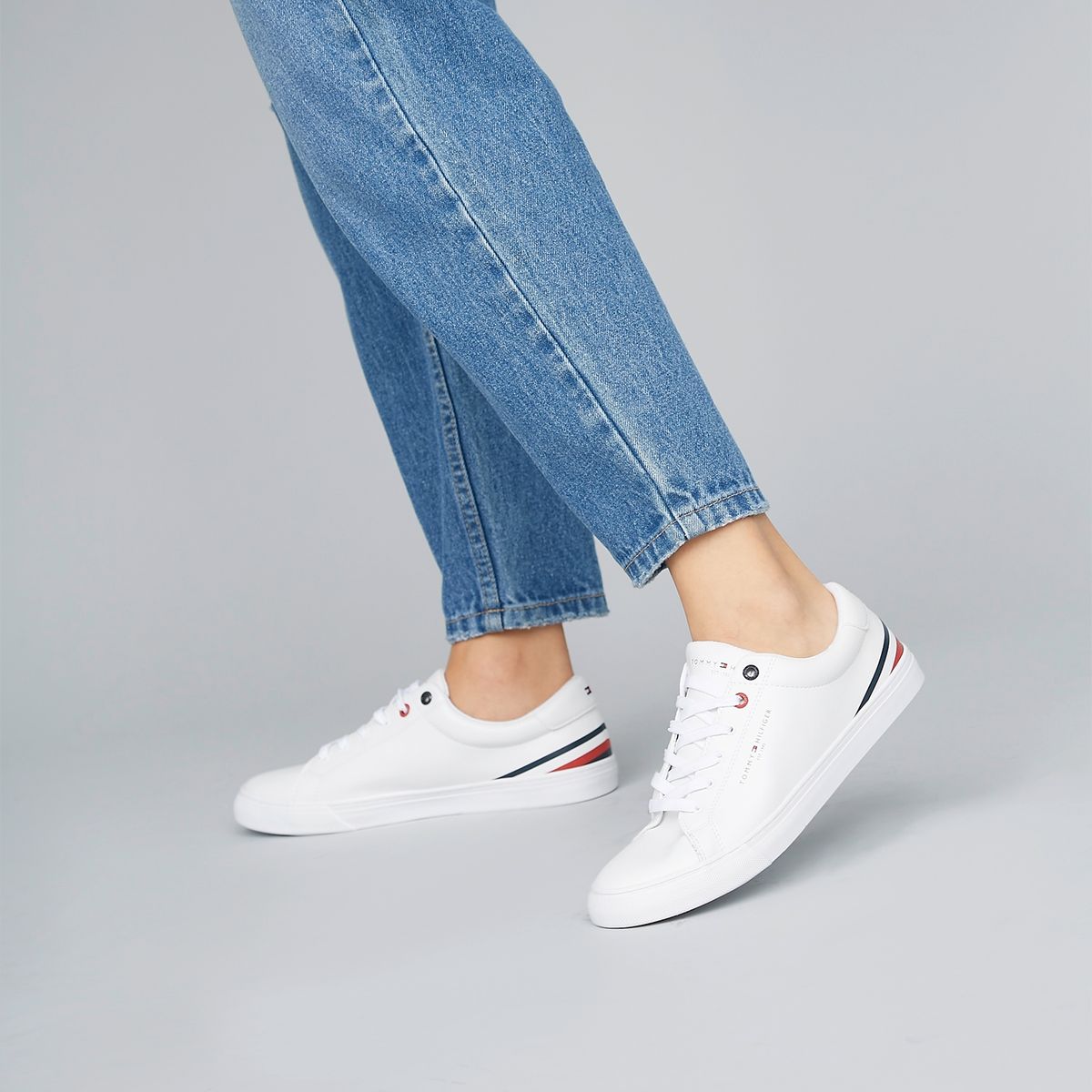 TOMMY HILFIGER - Tommy Hilfiger Zapatilla Urbana Mujer Blanco