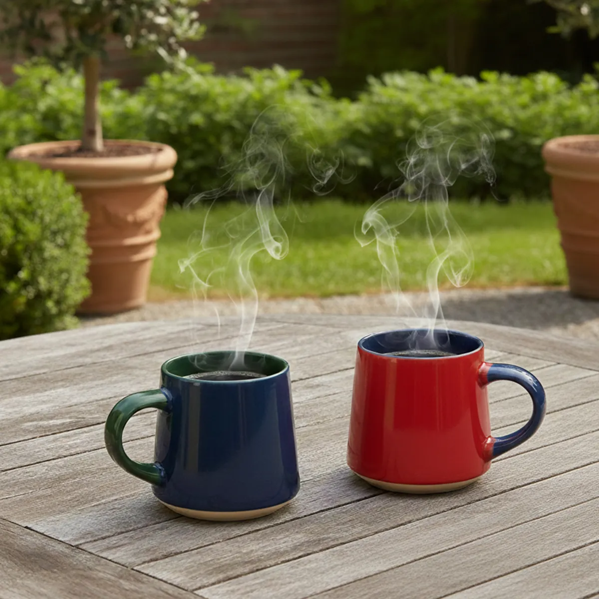 BENETTON - Set 2 Tazas Mugs 420 ml Benetton