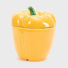 BORDALLO - Bowl Bajo 14 Cm Pimiento Amarillo Cerámica