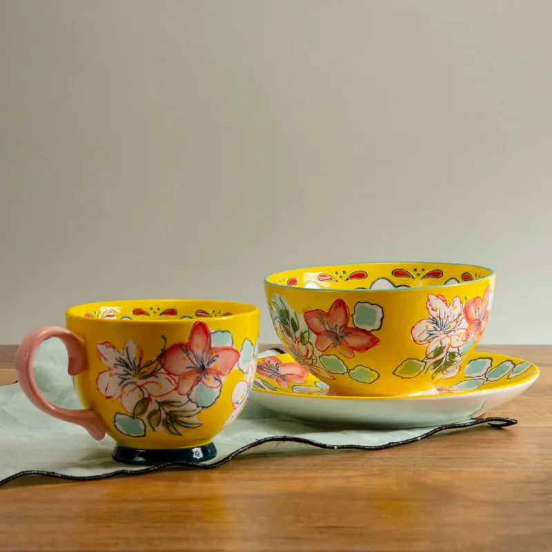ROBERTA ALLEN - Mugs Flori Diseño Floral 15 cm Roberta Allen