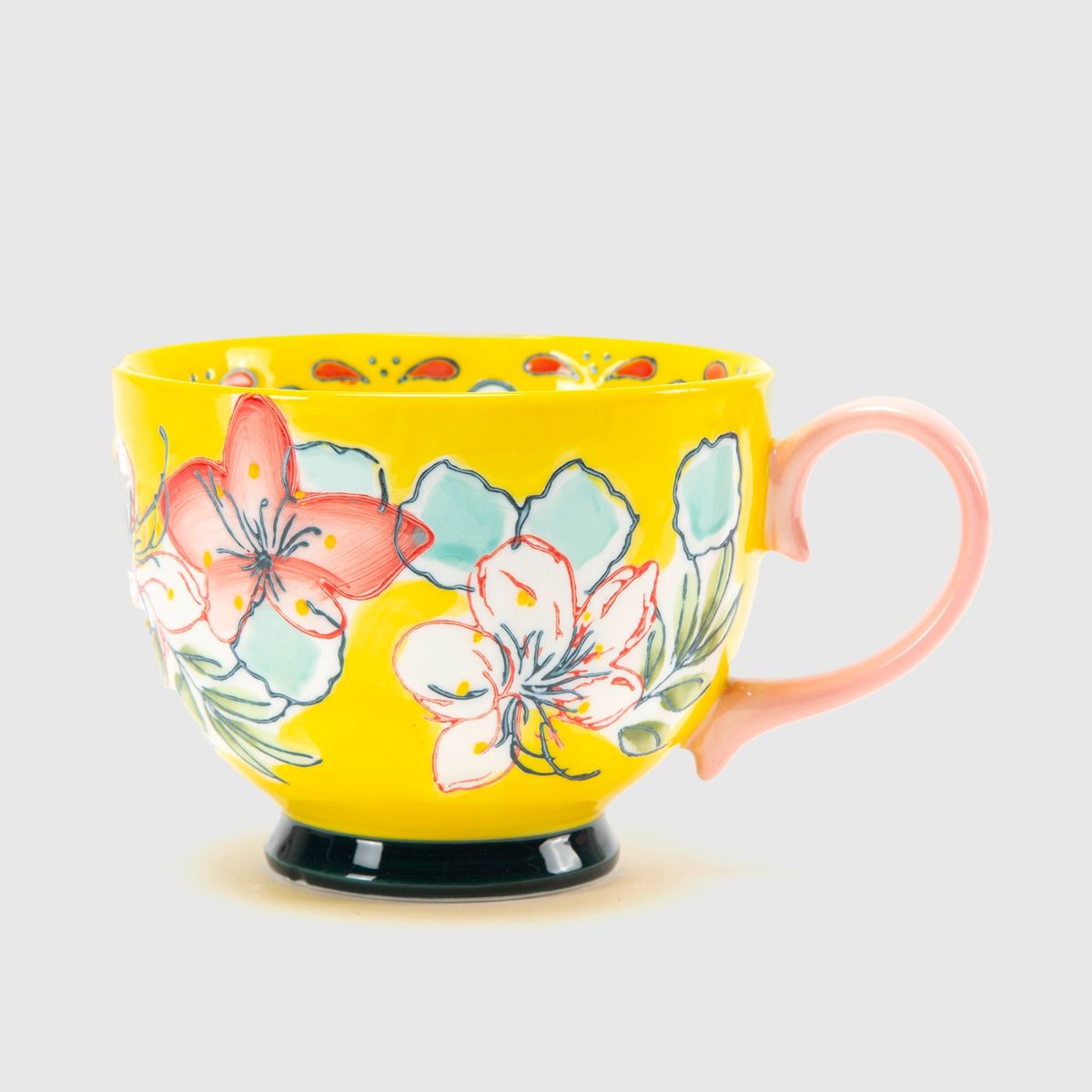 ROBERTA ALLEN - Mugs Flori Gipsy Diseño Floral 15 Cm Roberta Allen