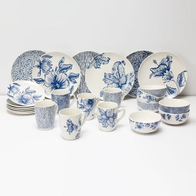 Imagen 2 del producto Juego Vajilla 24 Piezas Botanical Blue