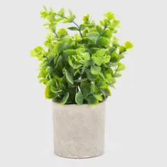 MICA - Planta Artificial en Macetero Gris 24 cm