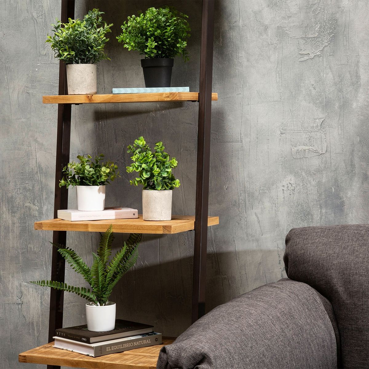 MICA - Planta Artificial Con Macetero 24 Cm Mica