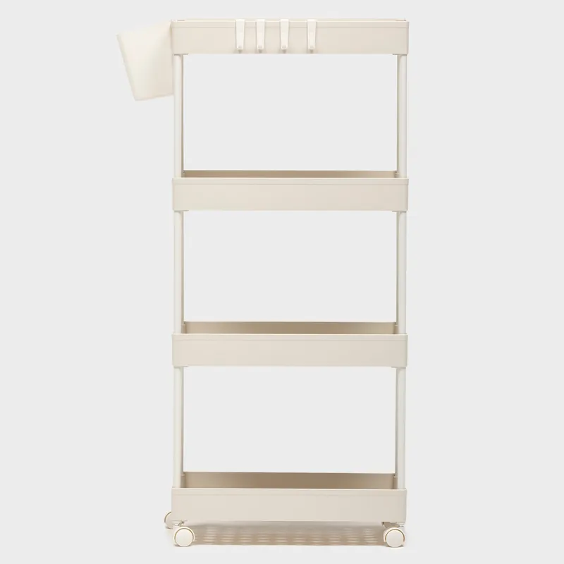 MICA - Carrito 4 Niveles Beige 85x22 cm Mica