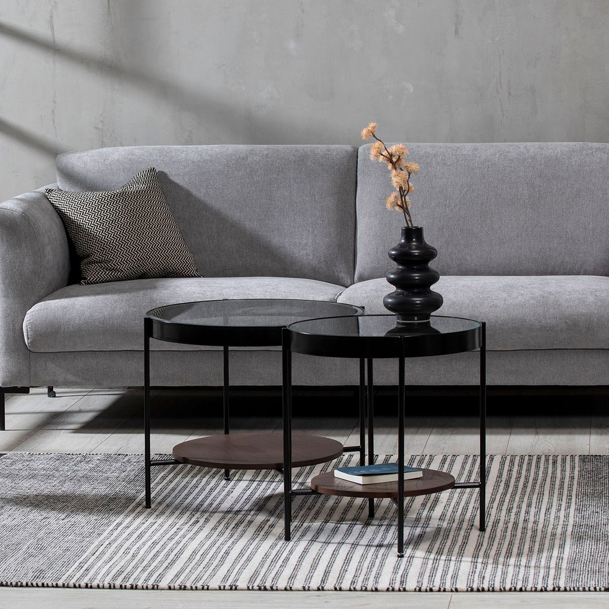 BASEMENT HOME - Mesa de Centro Sterling Redonda Basement Home