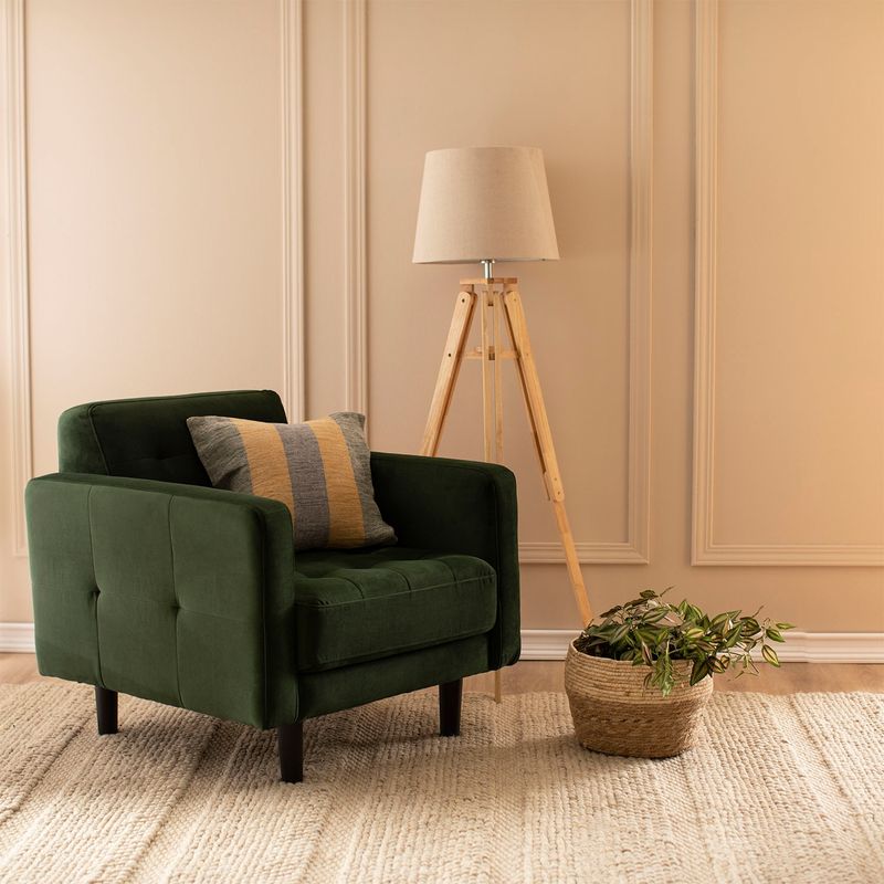 BASEMENT HOME - Sofá Bloom Wood 1 Cuerpo