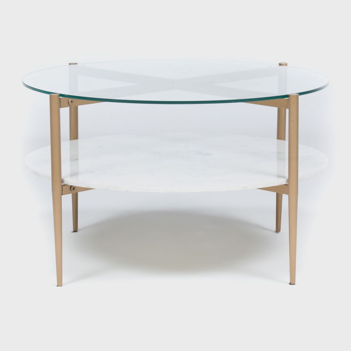 BASEMENT HOME - Mesa de Centro Redonda Basement Home Lilia Metálica