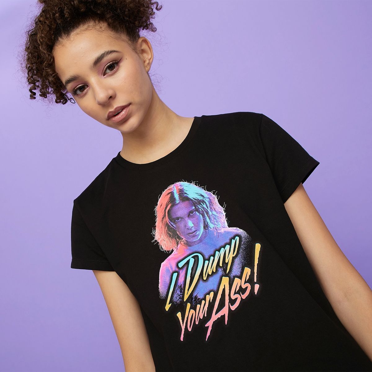 SYBILLA - Sybilla Polera Manga Corta Mujer Stranger Things