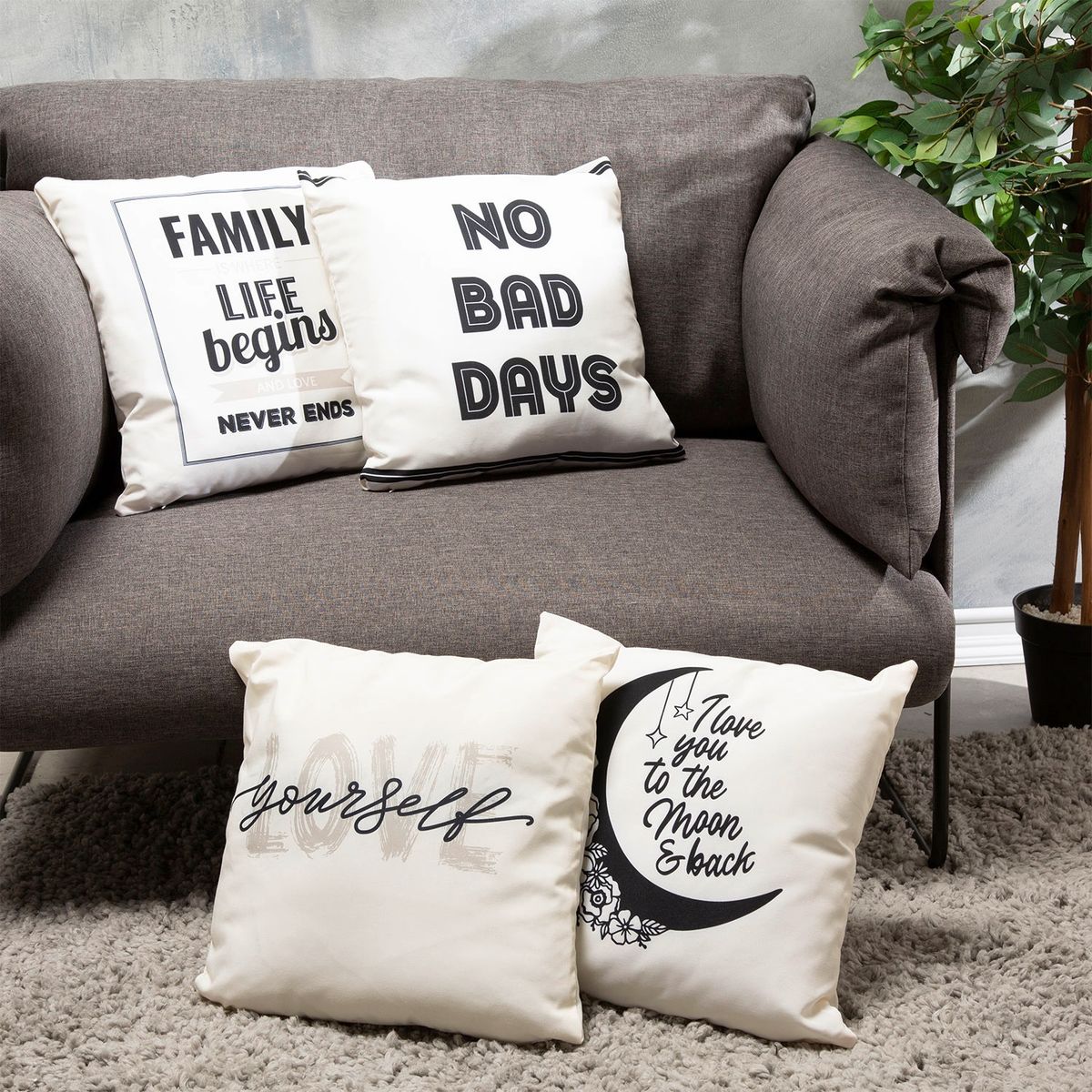 MICA - Cojín 2 No Bad Days 45x45