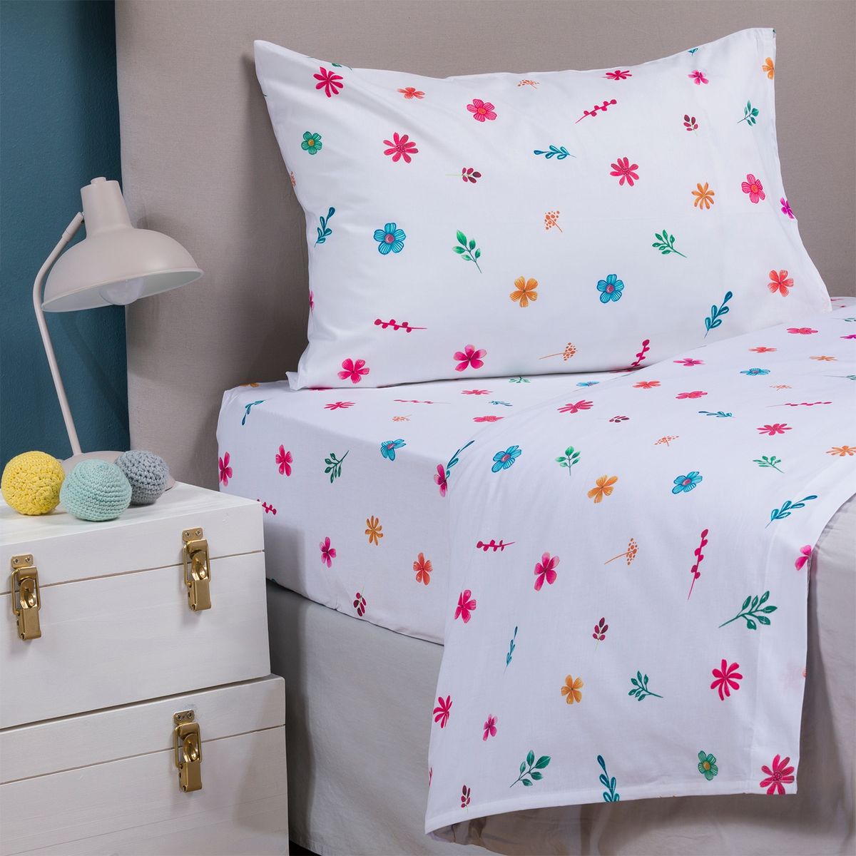 MICA KIDS - Juego de Sábanas Infantil Algodón 180 hilos Mica Kids